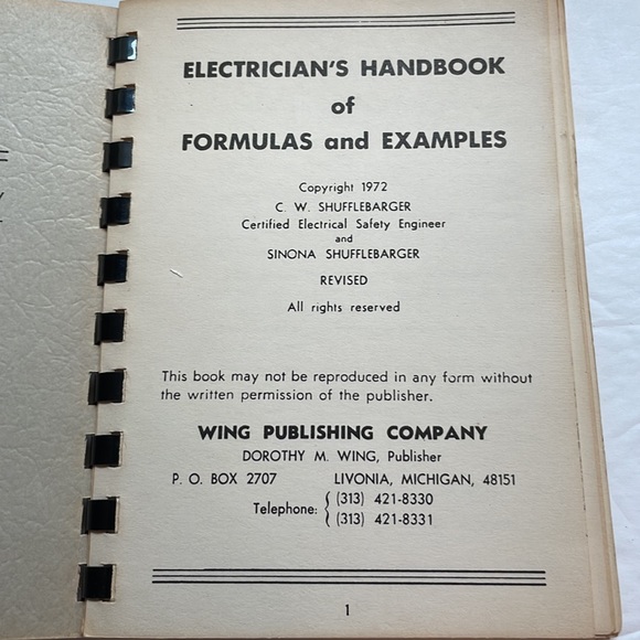 Electricians handbook of formulas and examples - Picture 3 of 4
